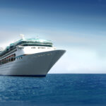 Cruise ship shot at sea Cruise ship shot at sea